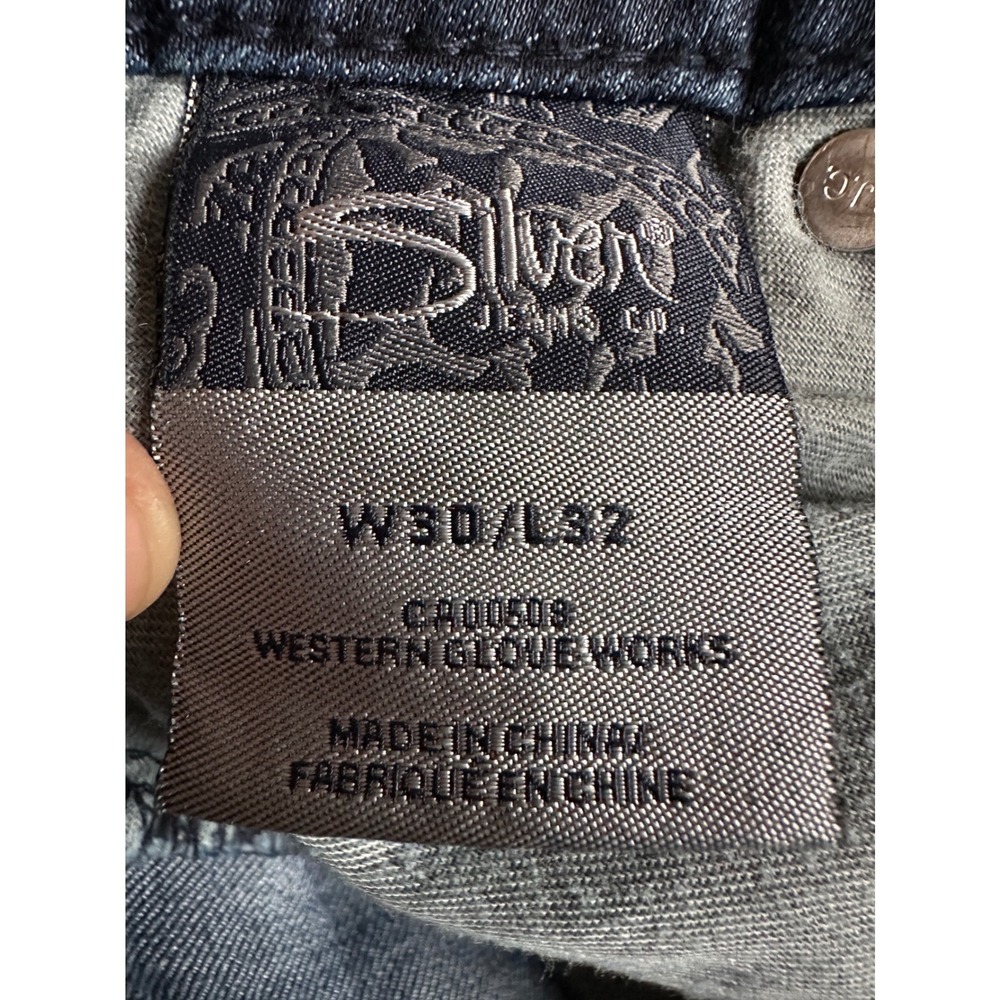 Silver Jeans Bootcut Women 30x32 Y2K Western Cowgirl Indie Boho Americana Retro - Picture 8 of 8